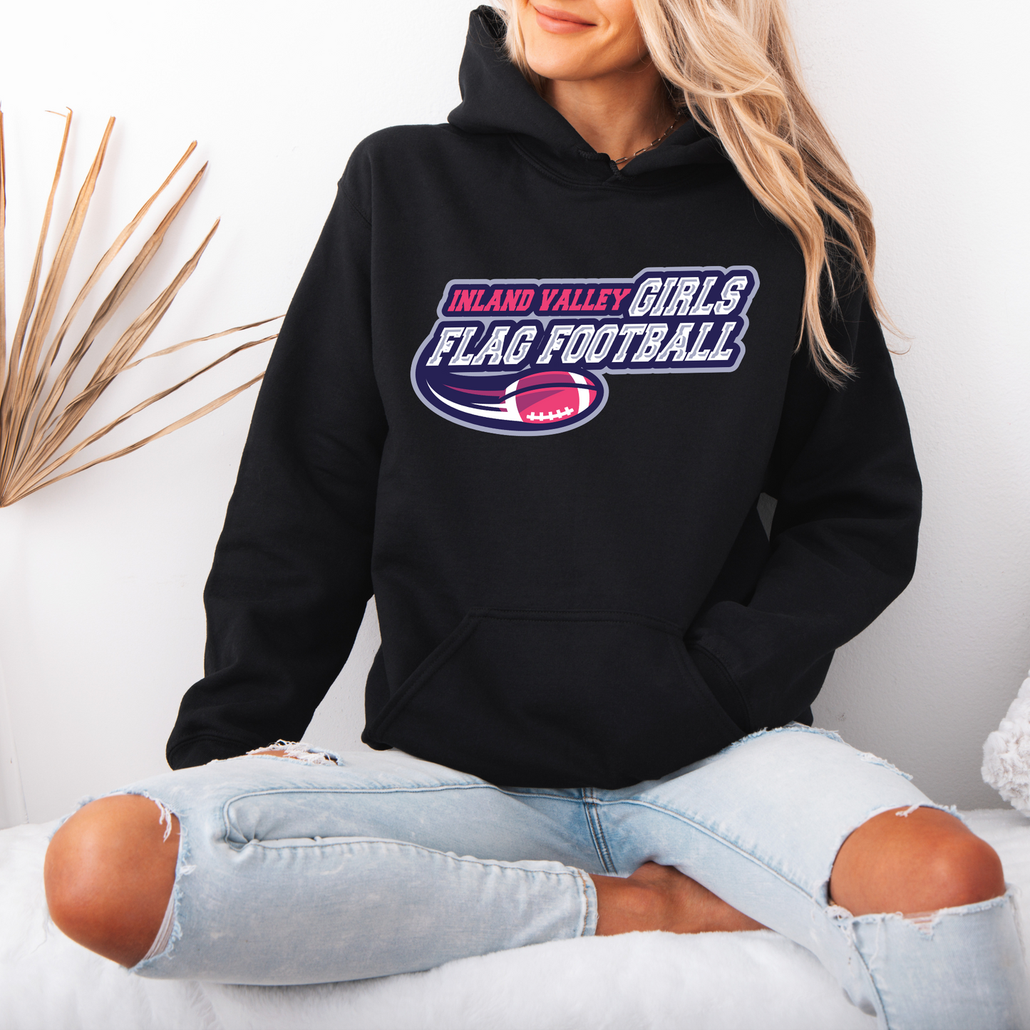 Women's Inland Valley Girls Flag Hoodie