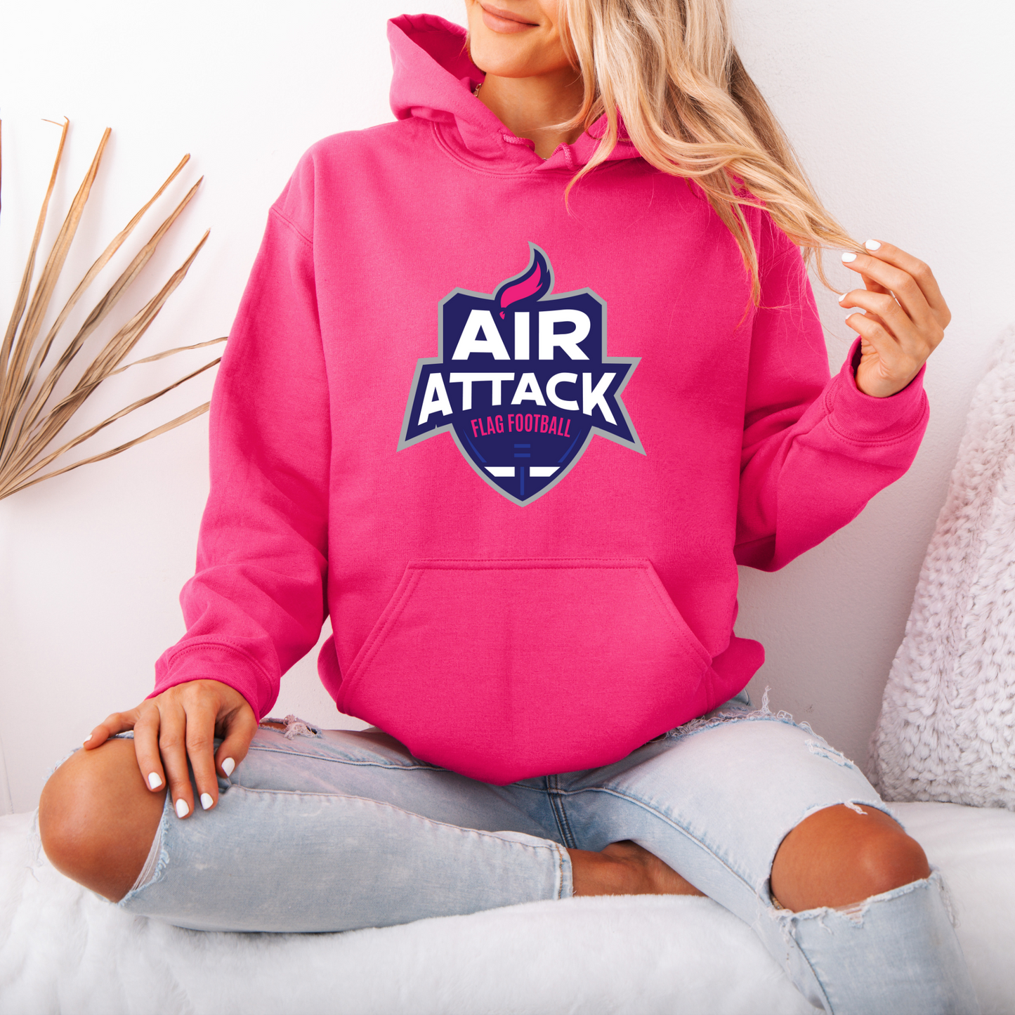 Women's Air Attack Girls Flag Hoodie