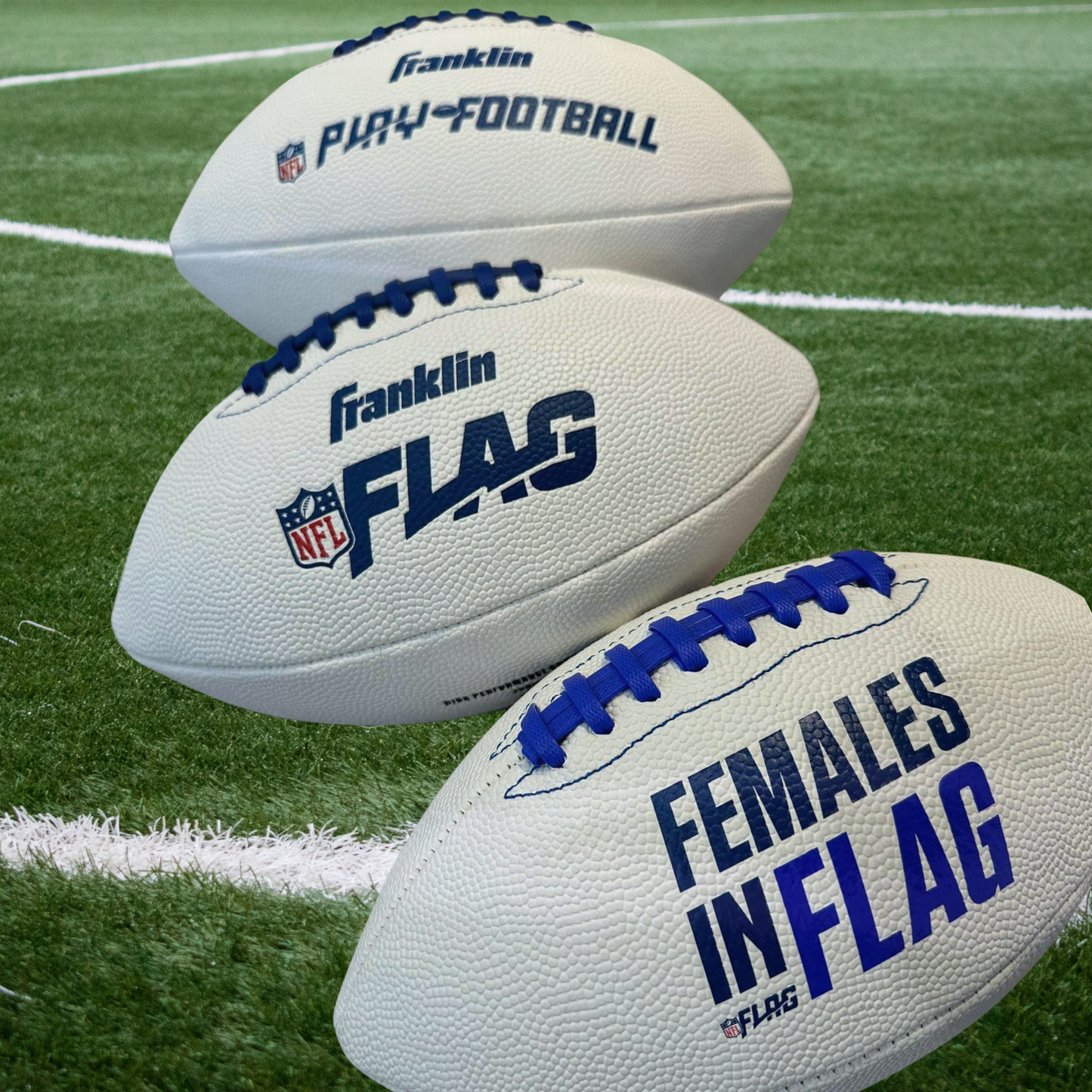 Official NFL Flag "Females in Flag" Footballs