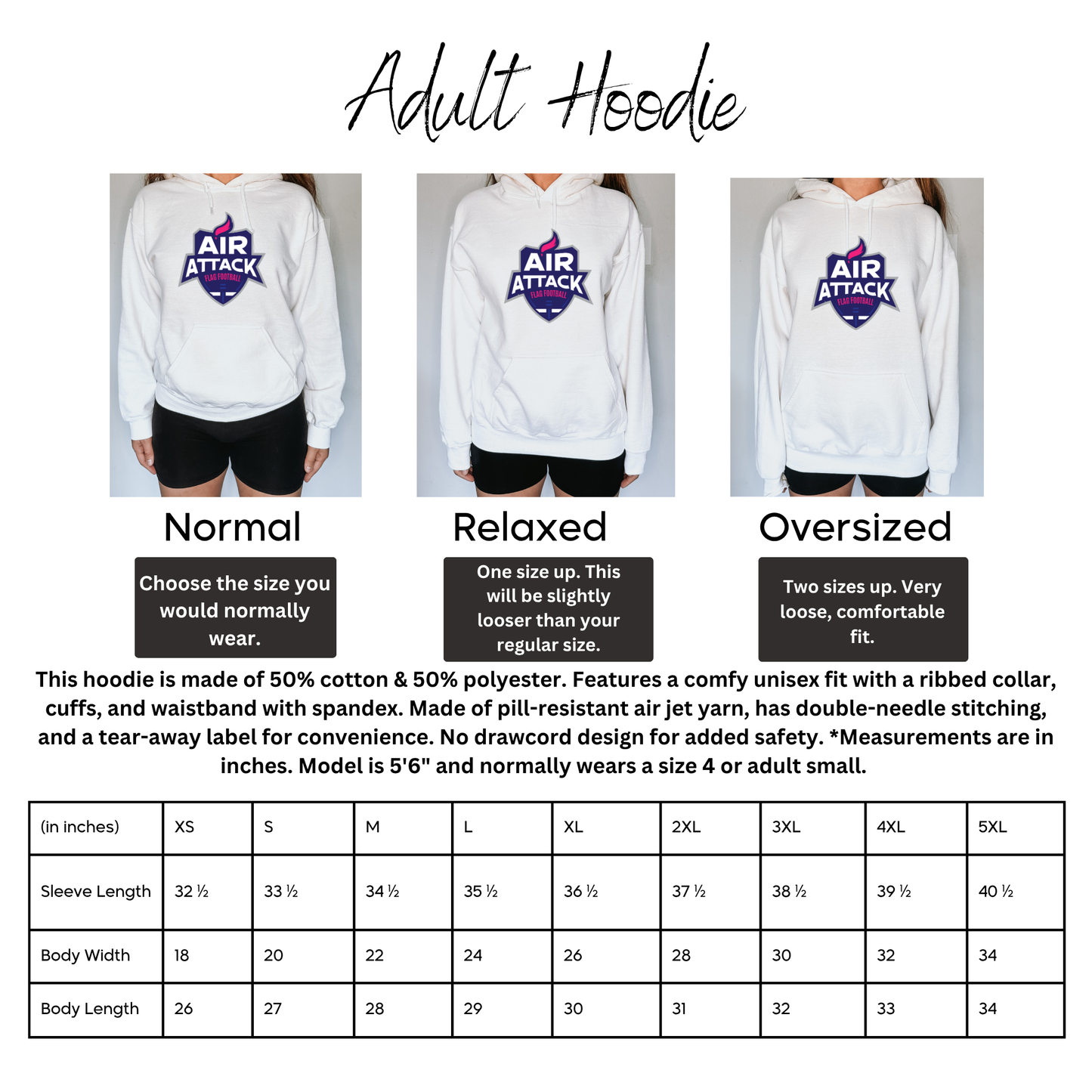 Women's Air Attack Girls Flag Hoodie