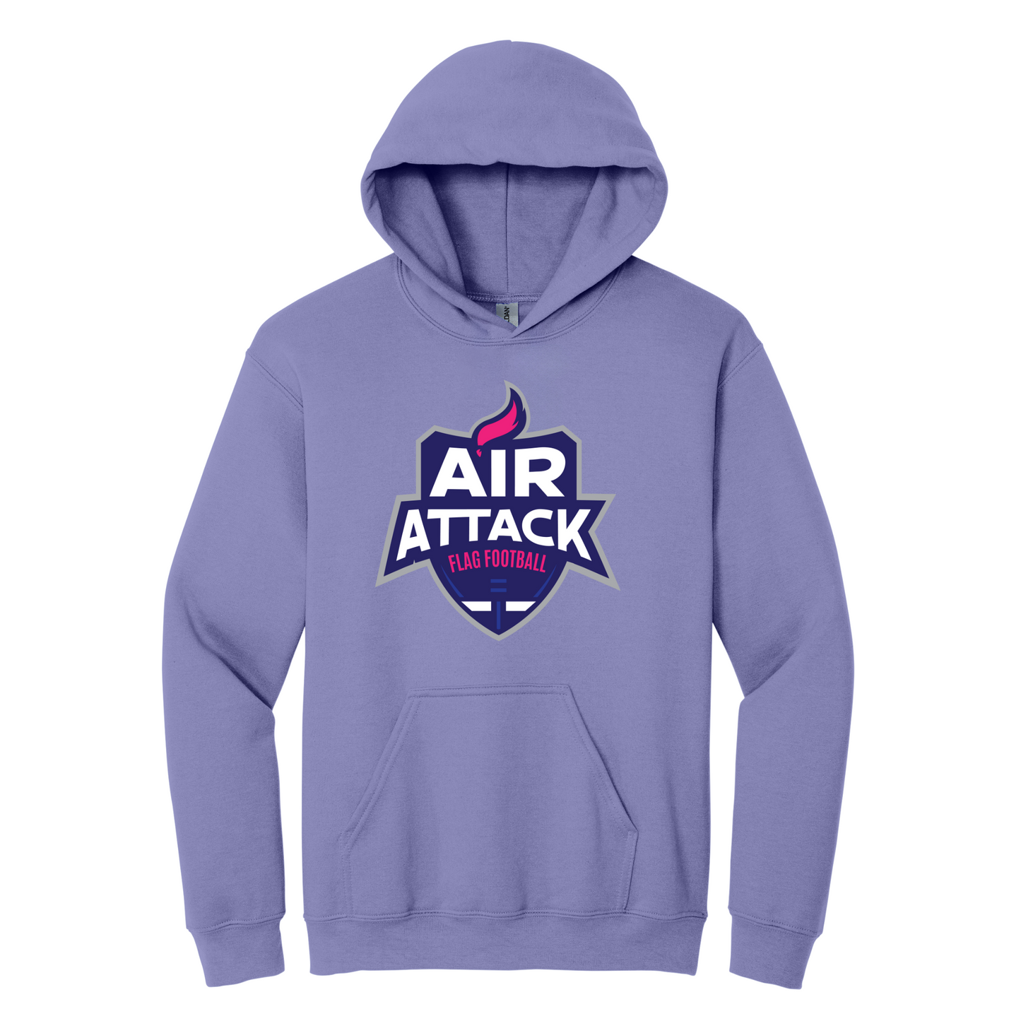 Adult Unisex Air Attack Girls Flag Hoodie