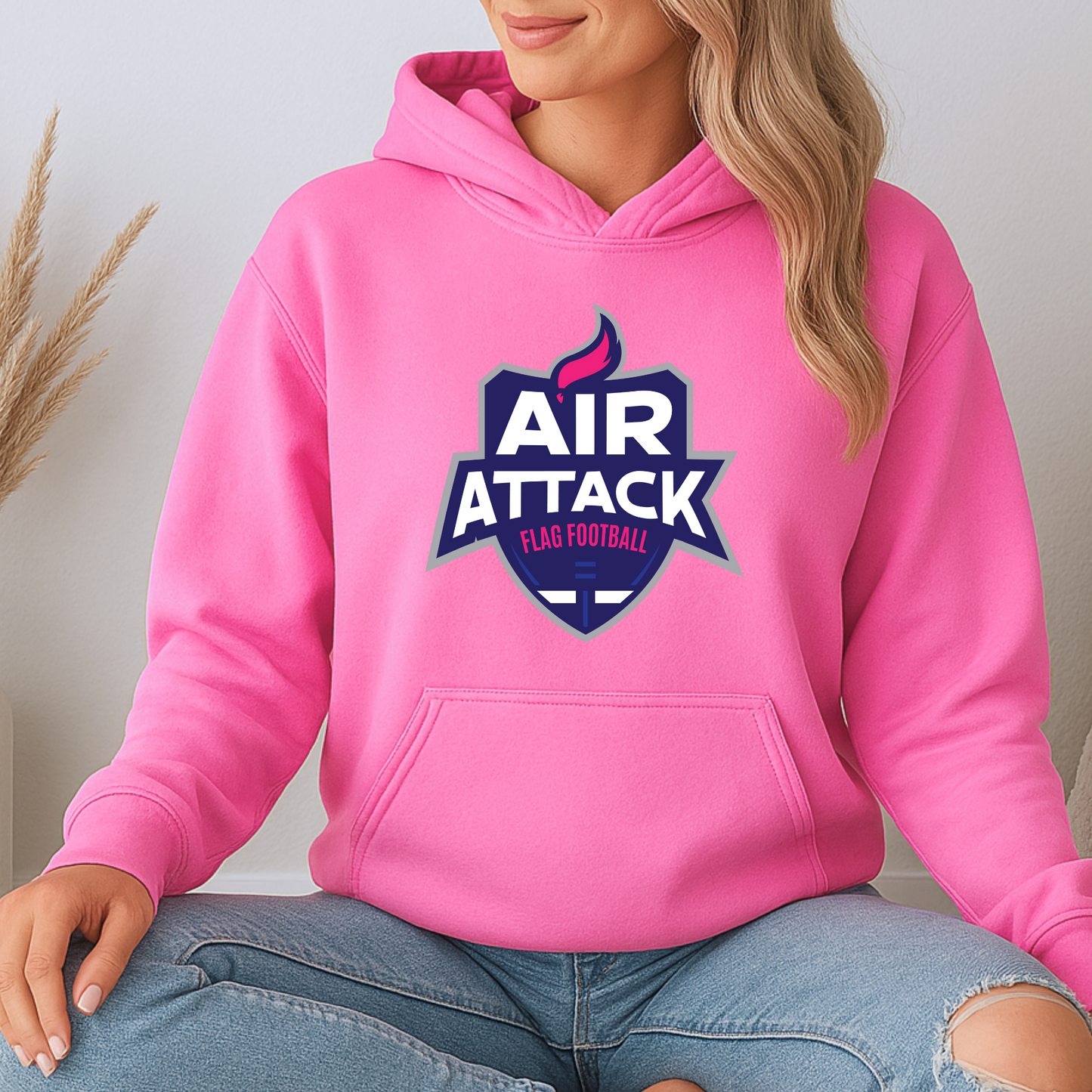 Women's Air Attack Girls Flag Hoodie