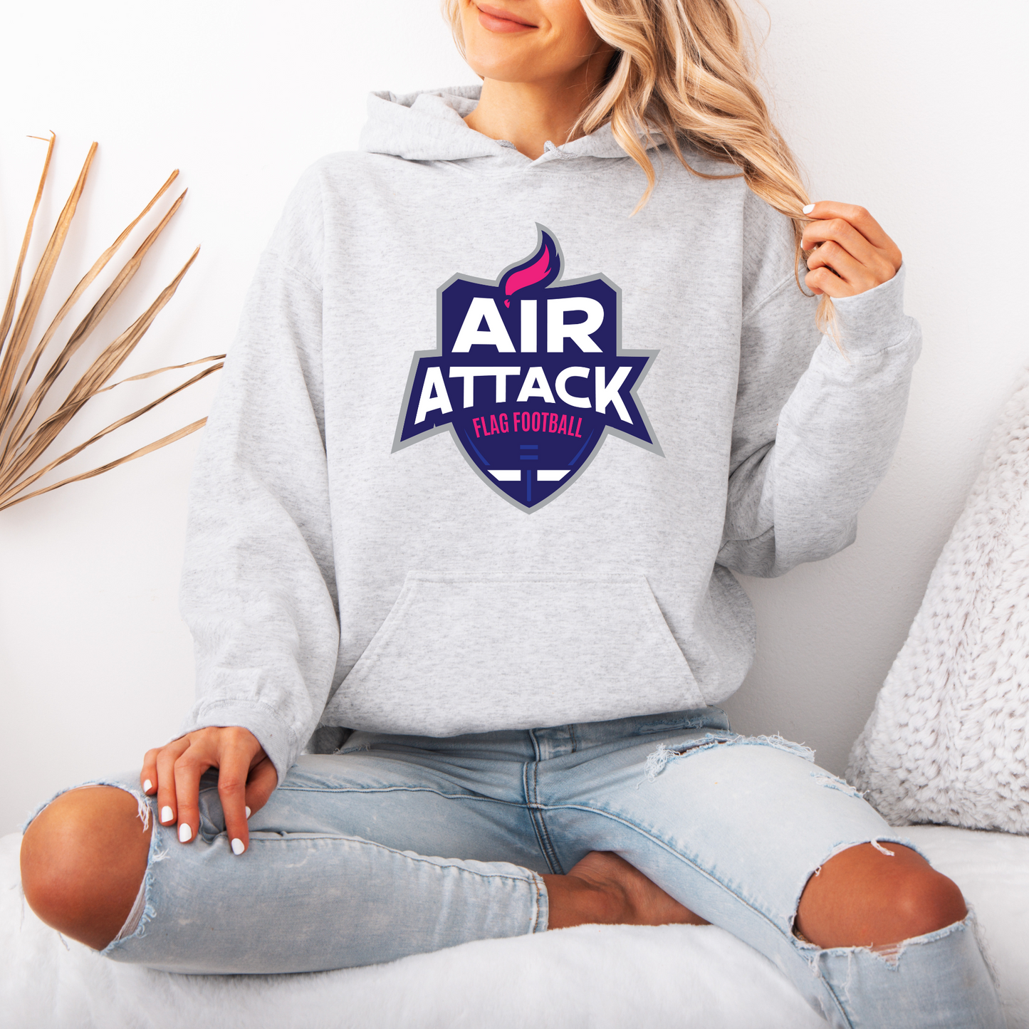 Women's Air Attack Girls Flag Hoodie
