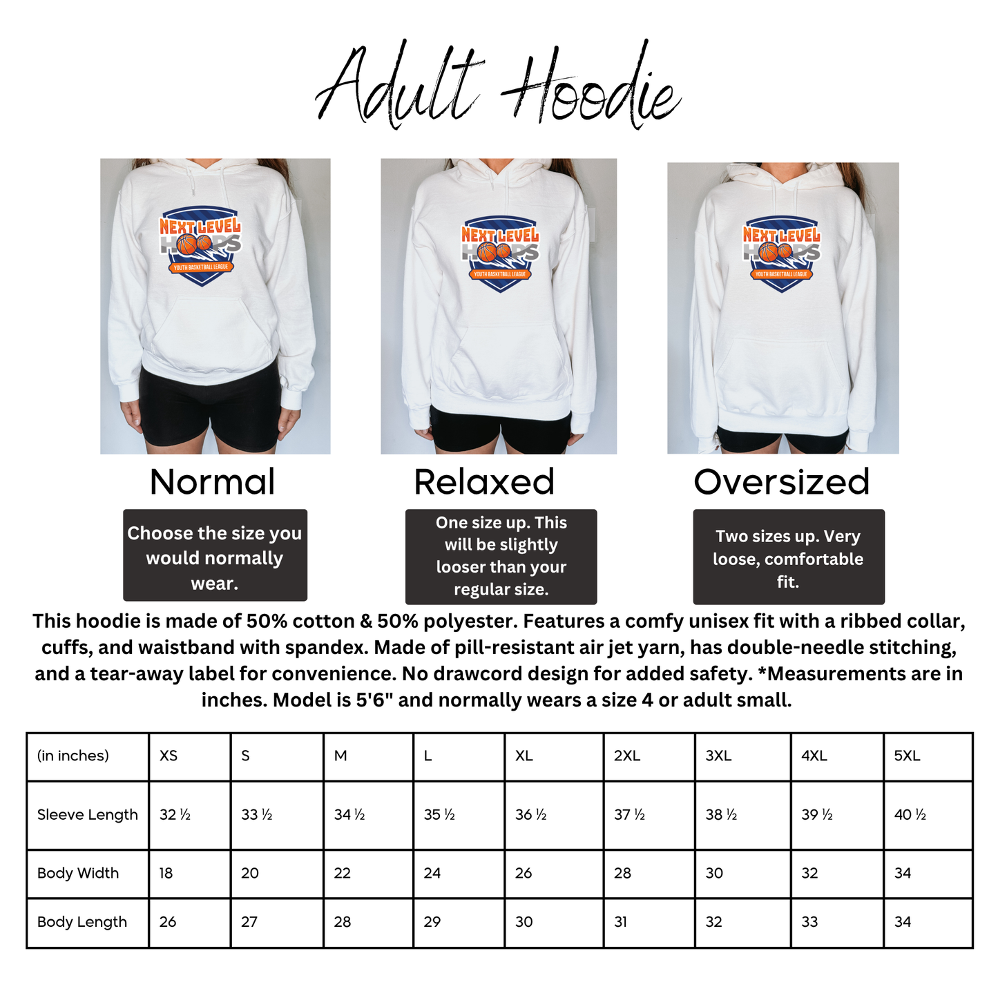 Women's Next Level Hoops Hoodie
