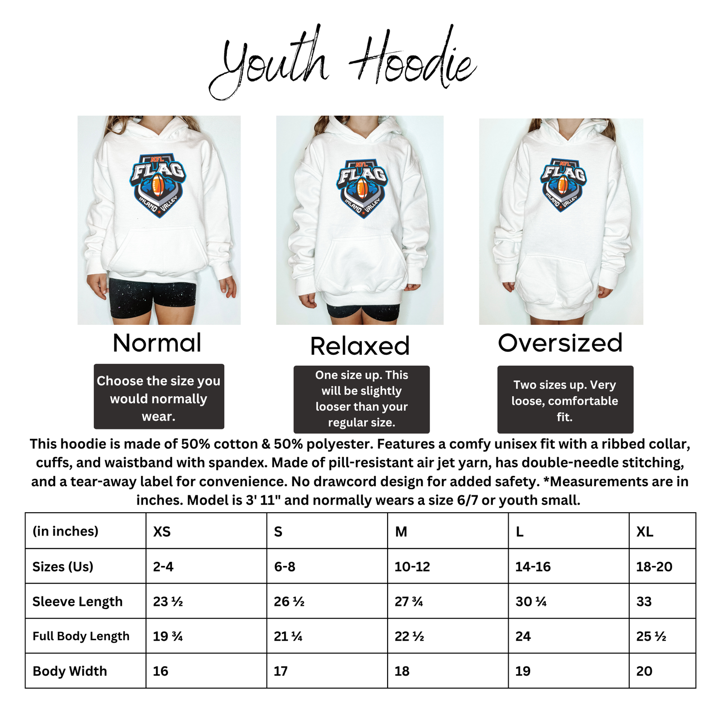 Youth NFL Flag Inland Valley Hoodie