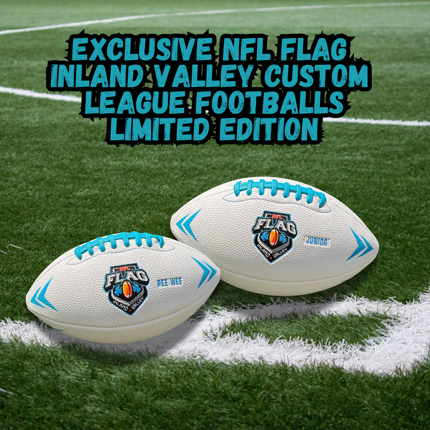 🏈 Exclusive NFL FLAG Inland Valley Custom League Football-Limited Edition