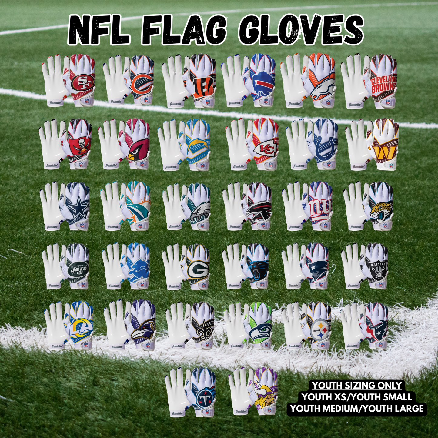 NFL Flag Performance Gloves