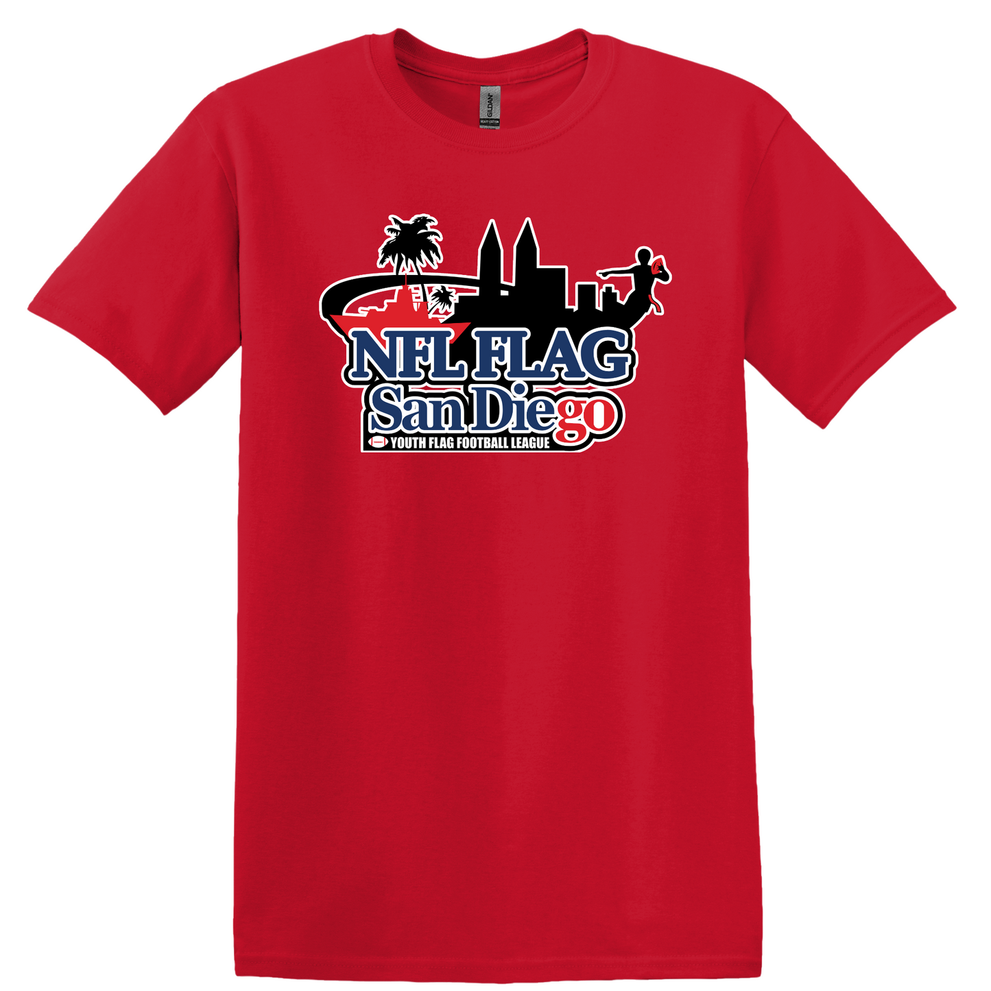 Adult NFL Flag San Diego Tee