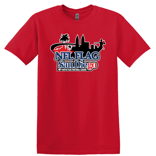 Adult NFL Flag San Diego Tee
