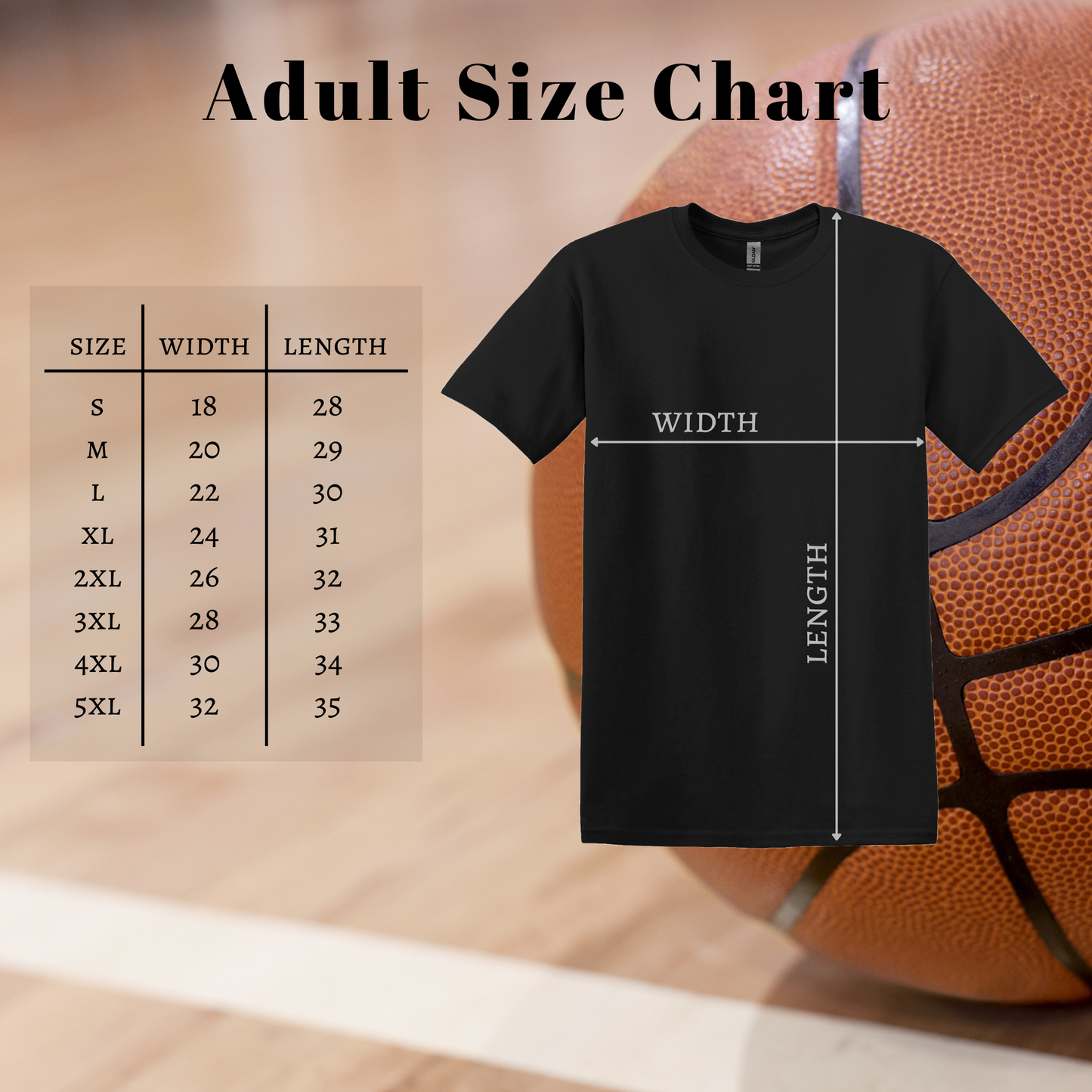 Adult Next Level Hoops Tee