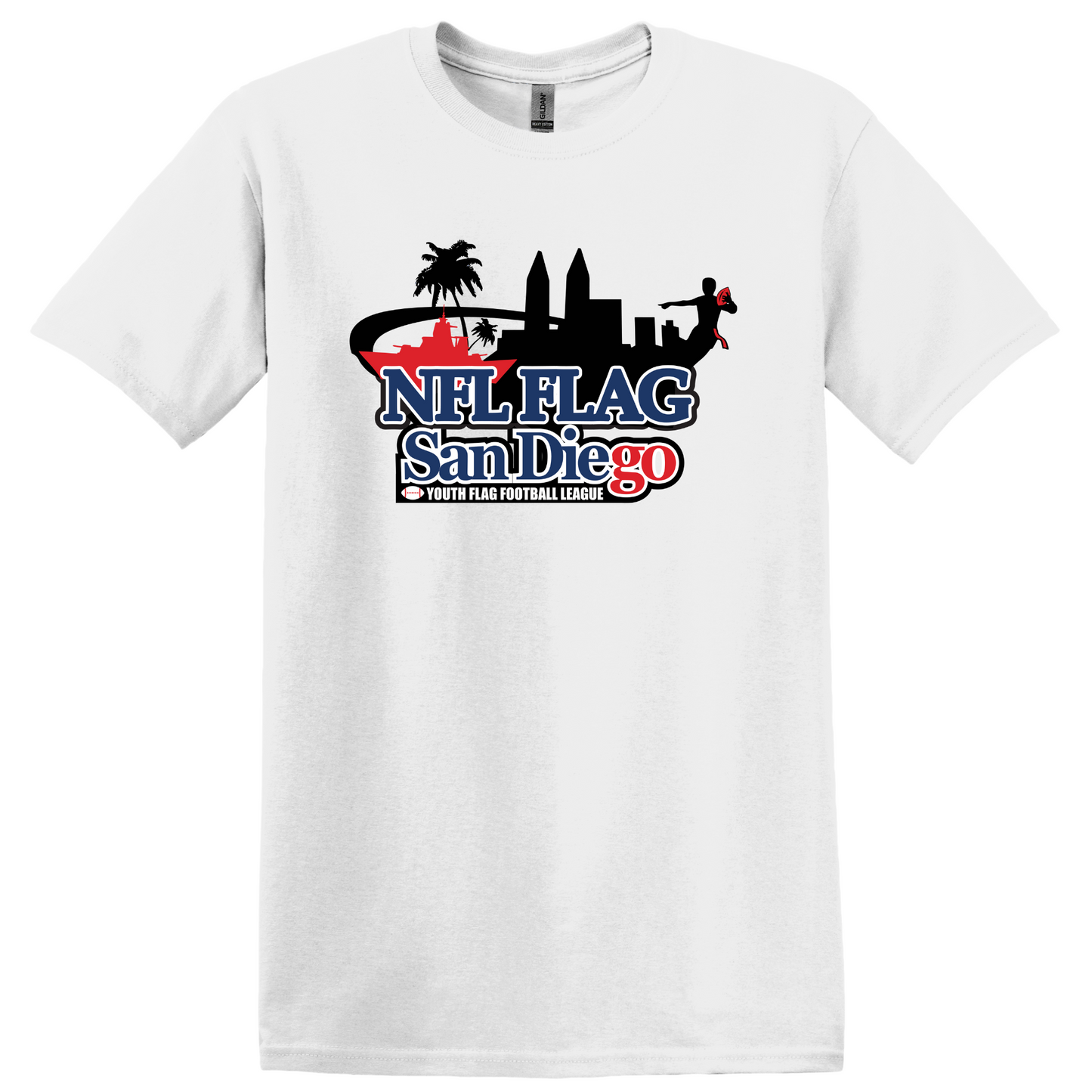 Adult NFL Flag San Diego Tee