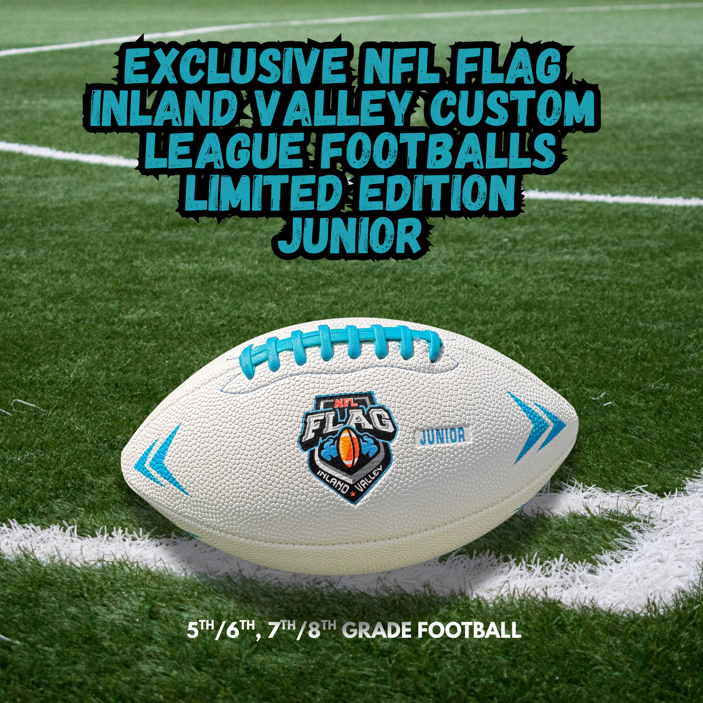 🏈 Exclusive NFL FLAG Inland Valley Custom League Football-Limited Edition