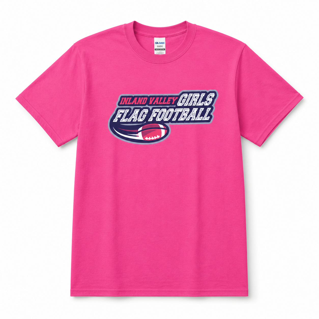 Adult Inland Valley Girls Flag Football Tee