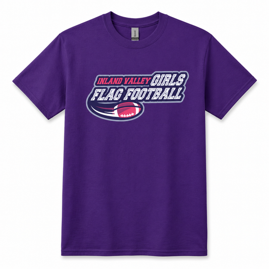 Adult Inland Valley Girls Flag Football Tee