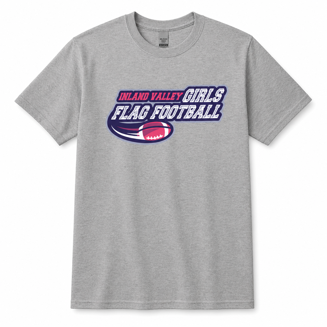 Adult Inland Valley Girls Flag Football Tee