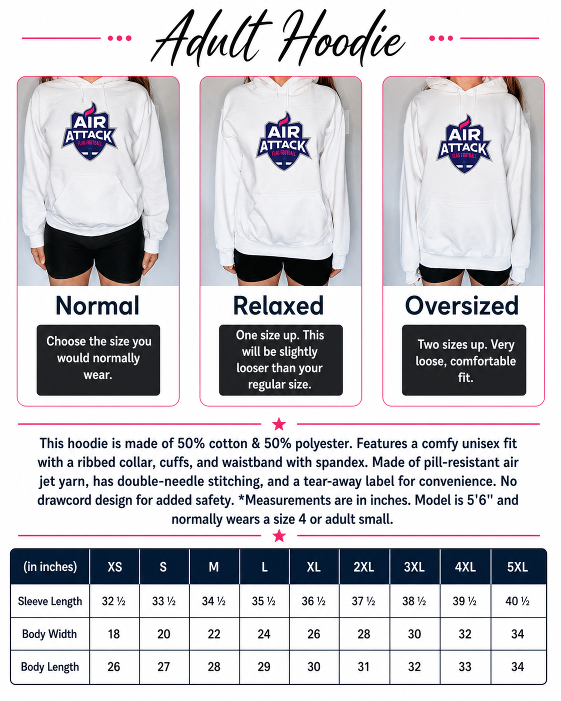 Women's Air Attack Girls Flag Hoodie