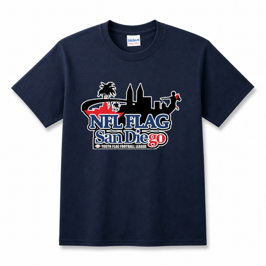 Youth NFL Flag San Diego Tee
