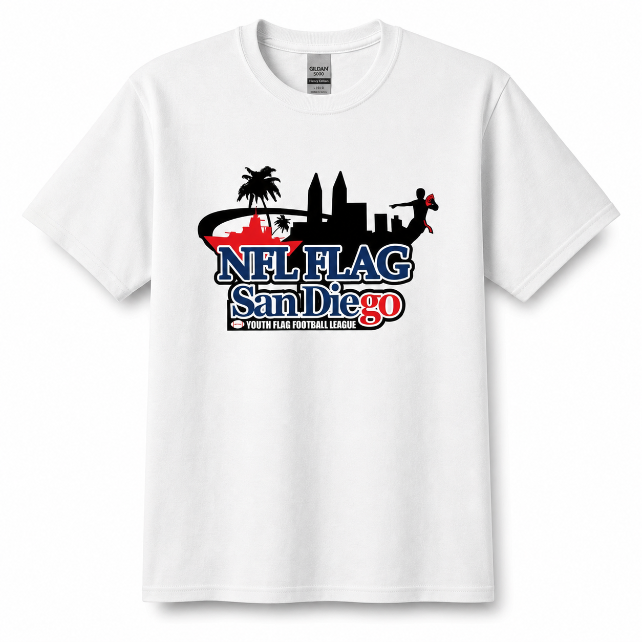 Adult NFL Flag San Diego Tee