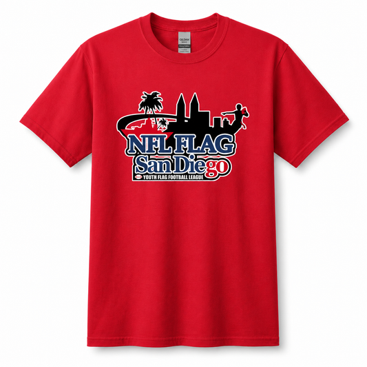 Adult NFL Flag San Diego Tee