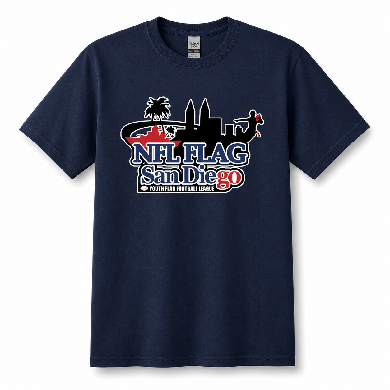 Adult NFL Flag San Diego Tee