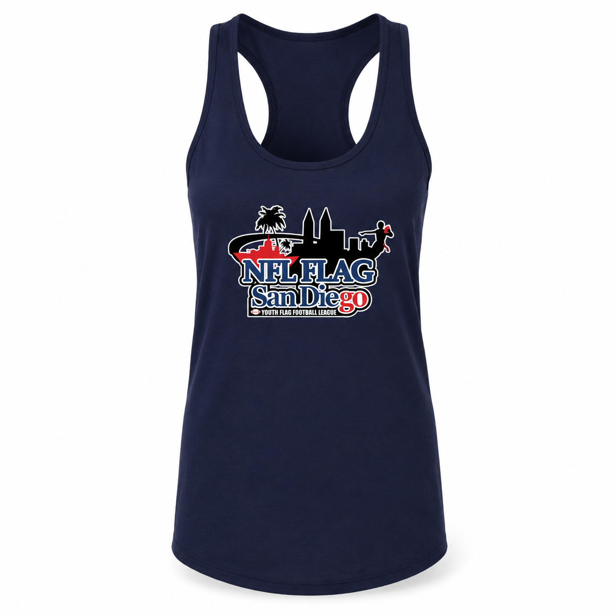 Women's NFL Flag San Diego Tank Top