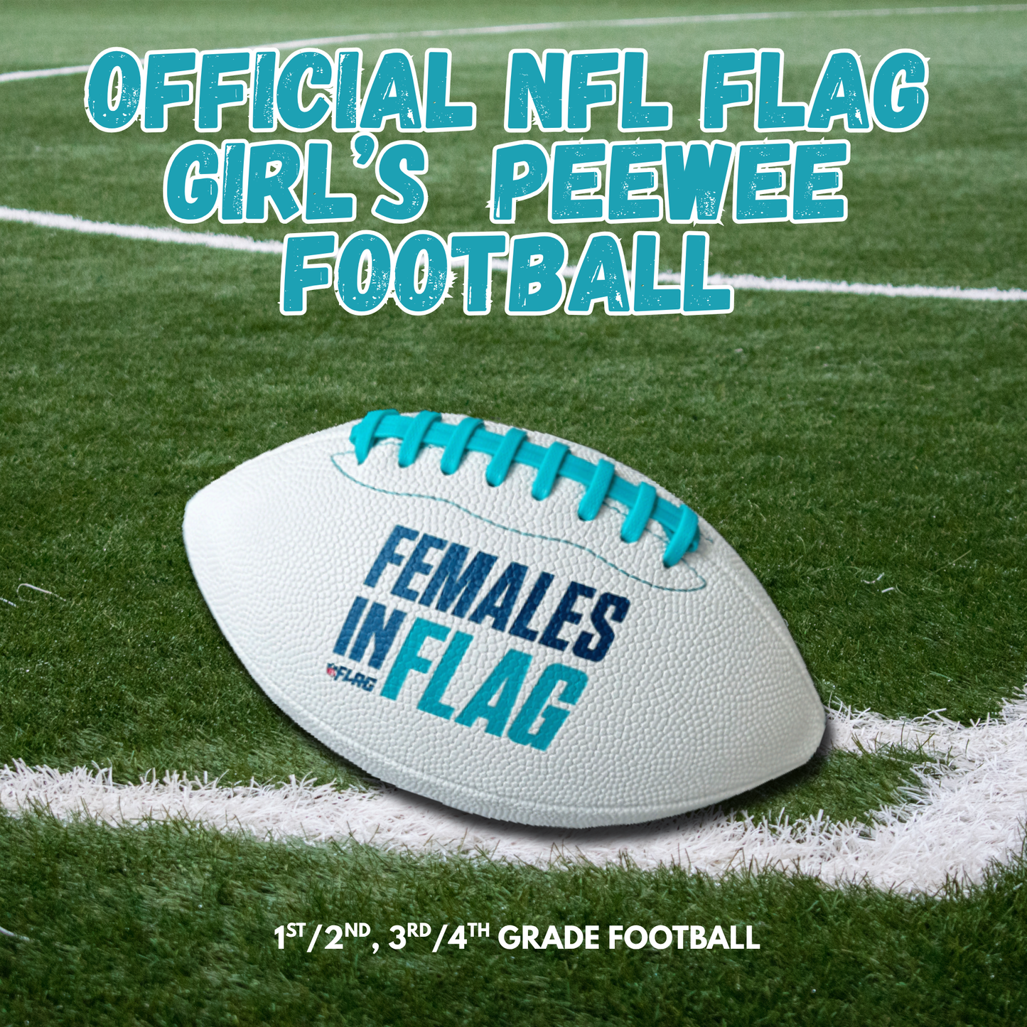 Official NFL Flag "Females in Flag" Footballs