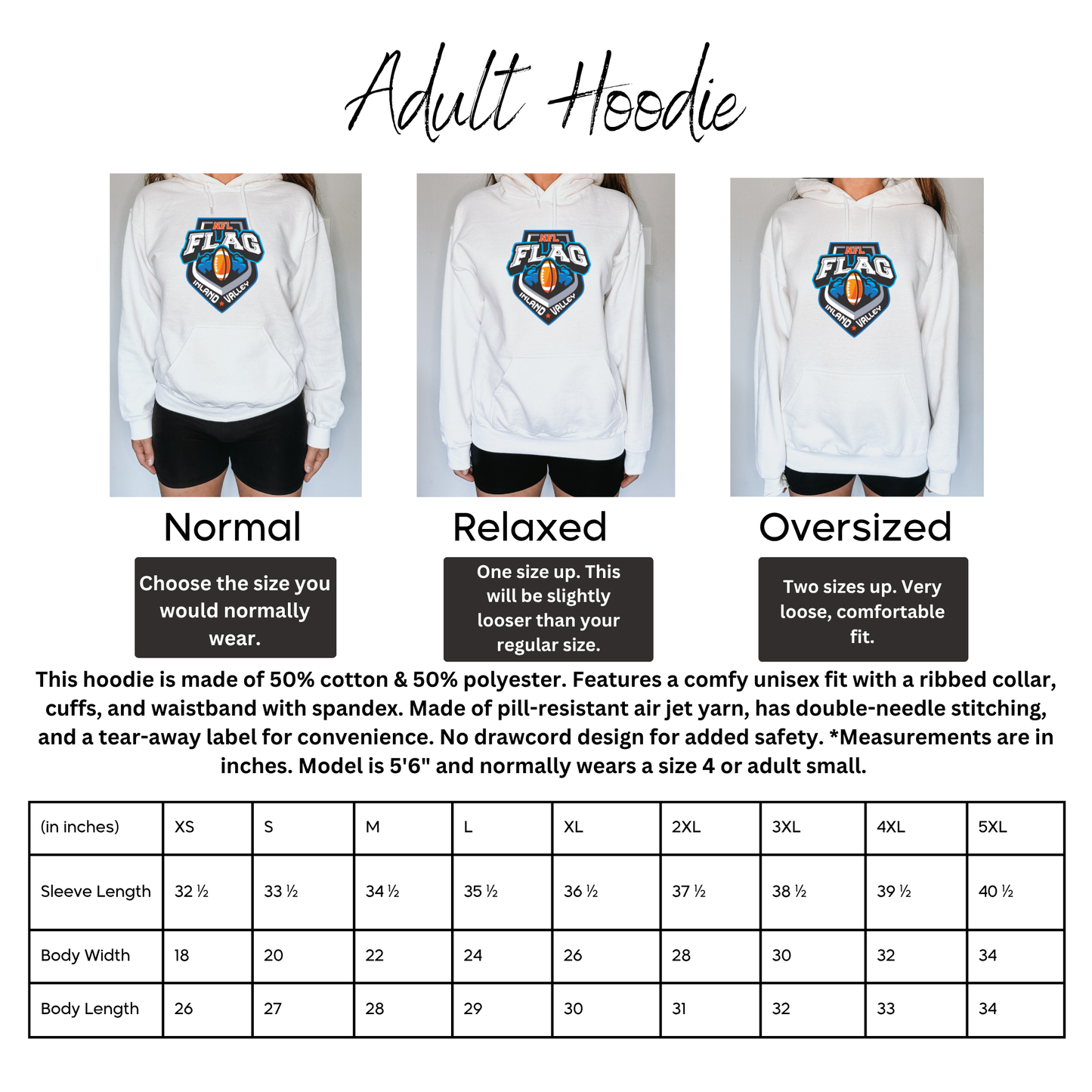 Women's NFL Flag Inland Valley Hoodie