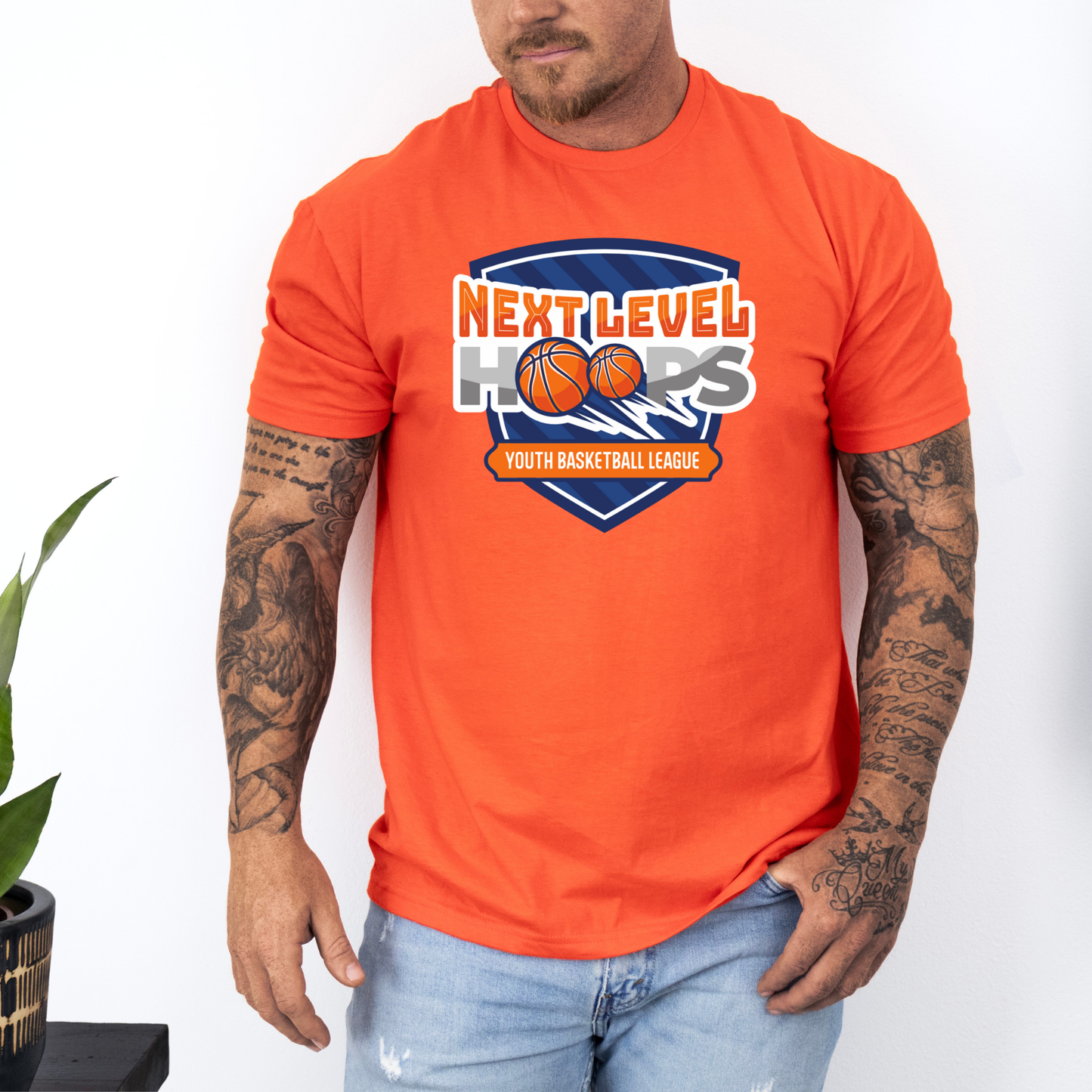 Adult Next Level Hoops Tee