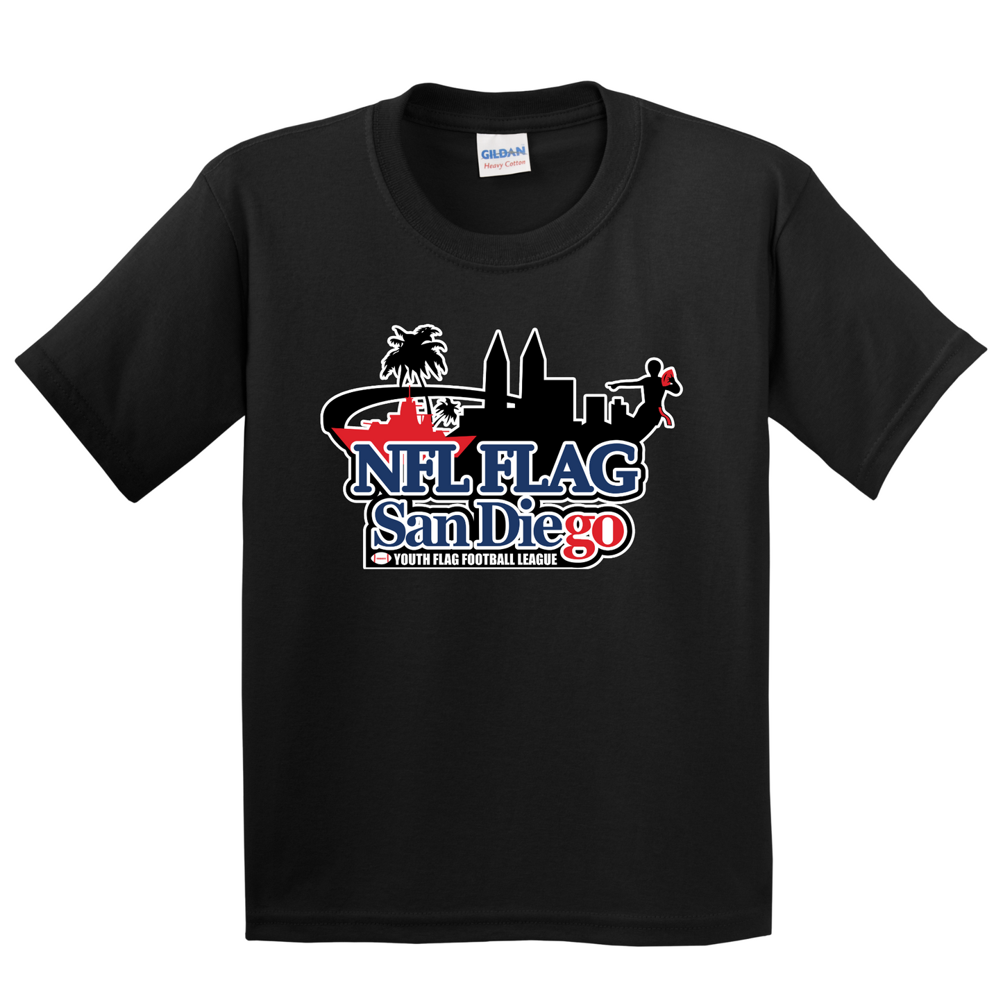Youth NFL Flag San Diego Tee