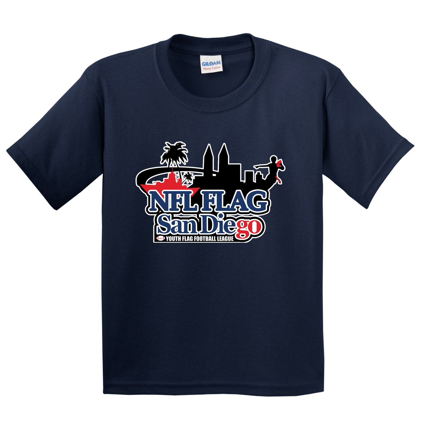 Youth NFL Flag San Diego Tee