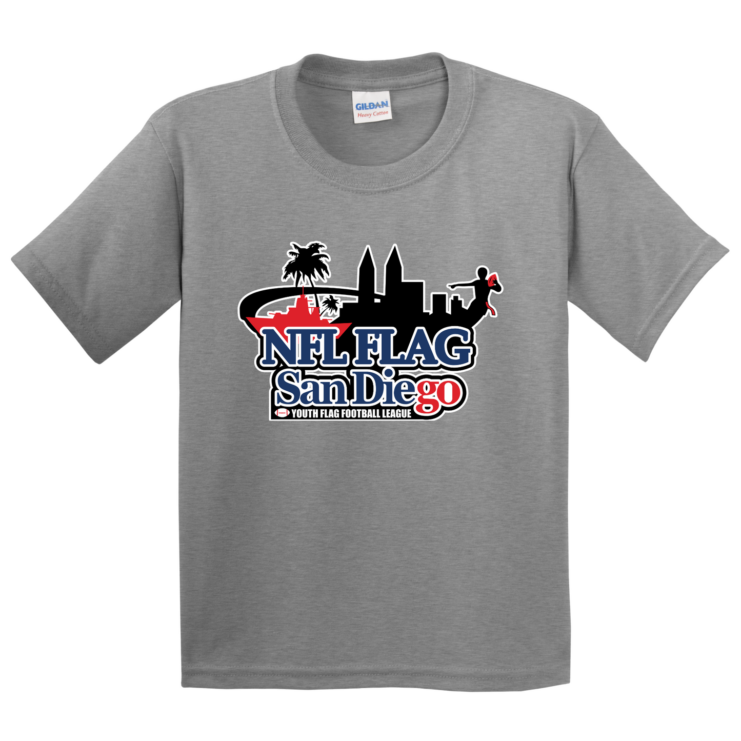 Youth NFL Flag San Diego Tee