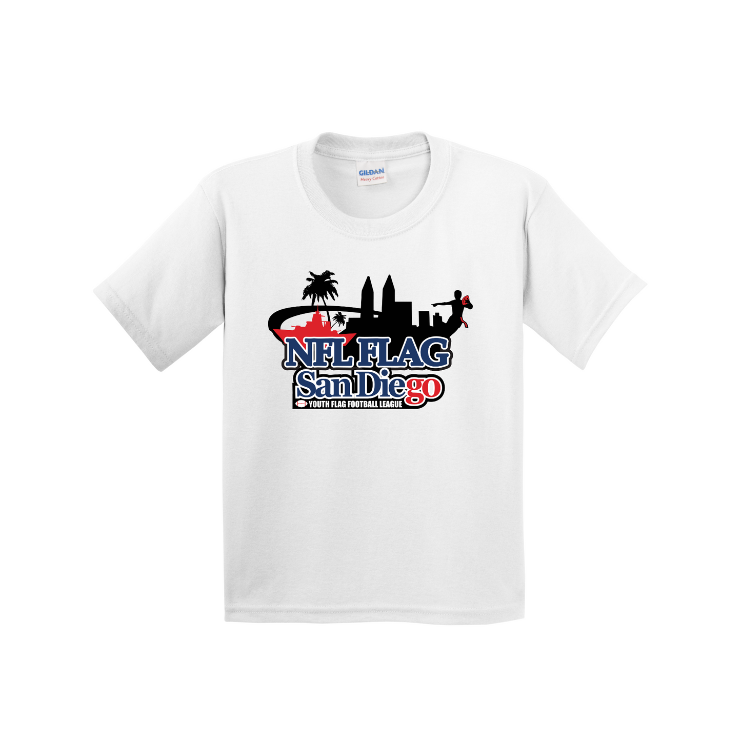 Youth NFL Flag San Diego Tee