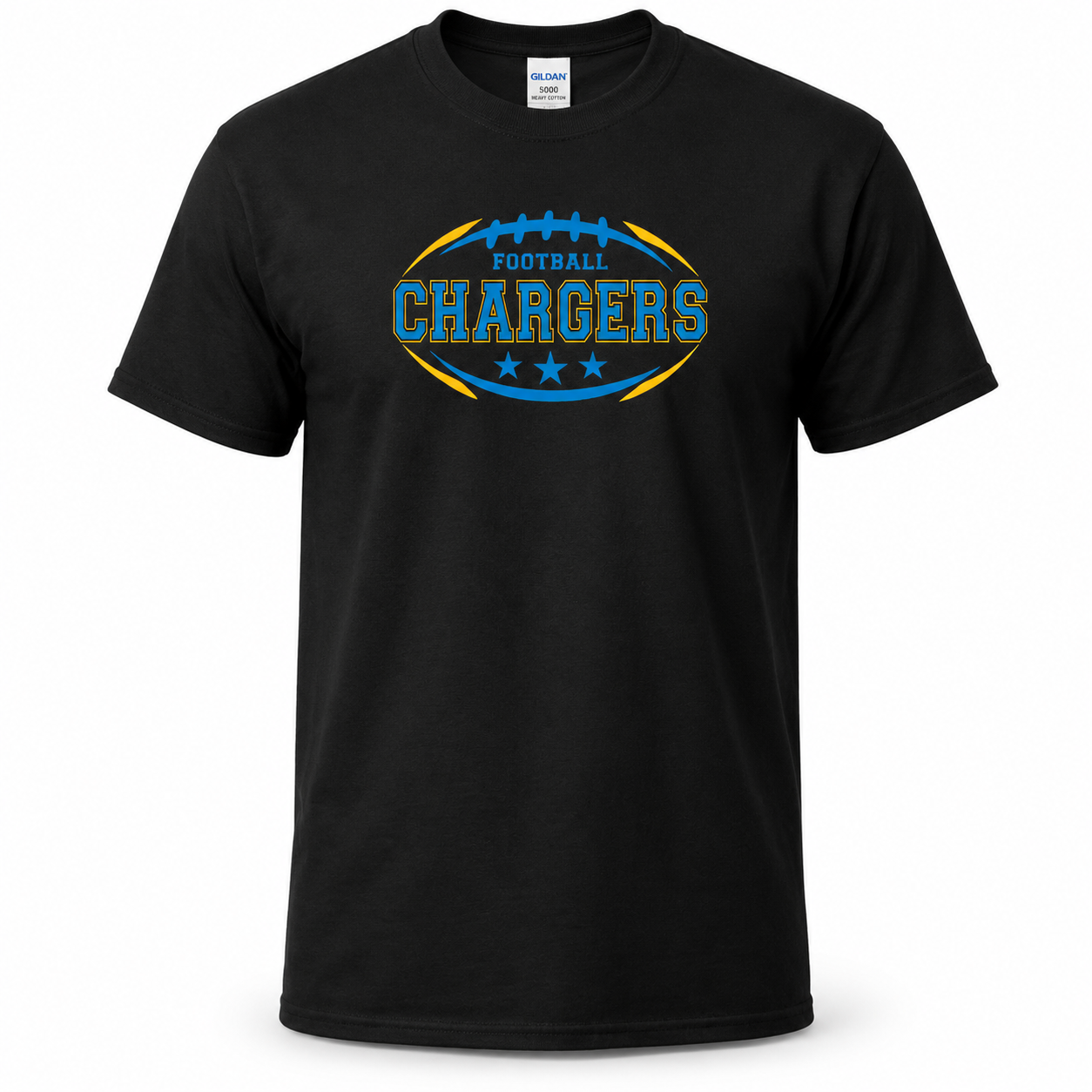 Chargers sideline football tshirt in Black
