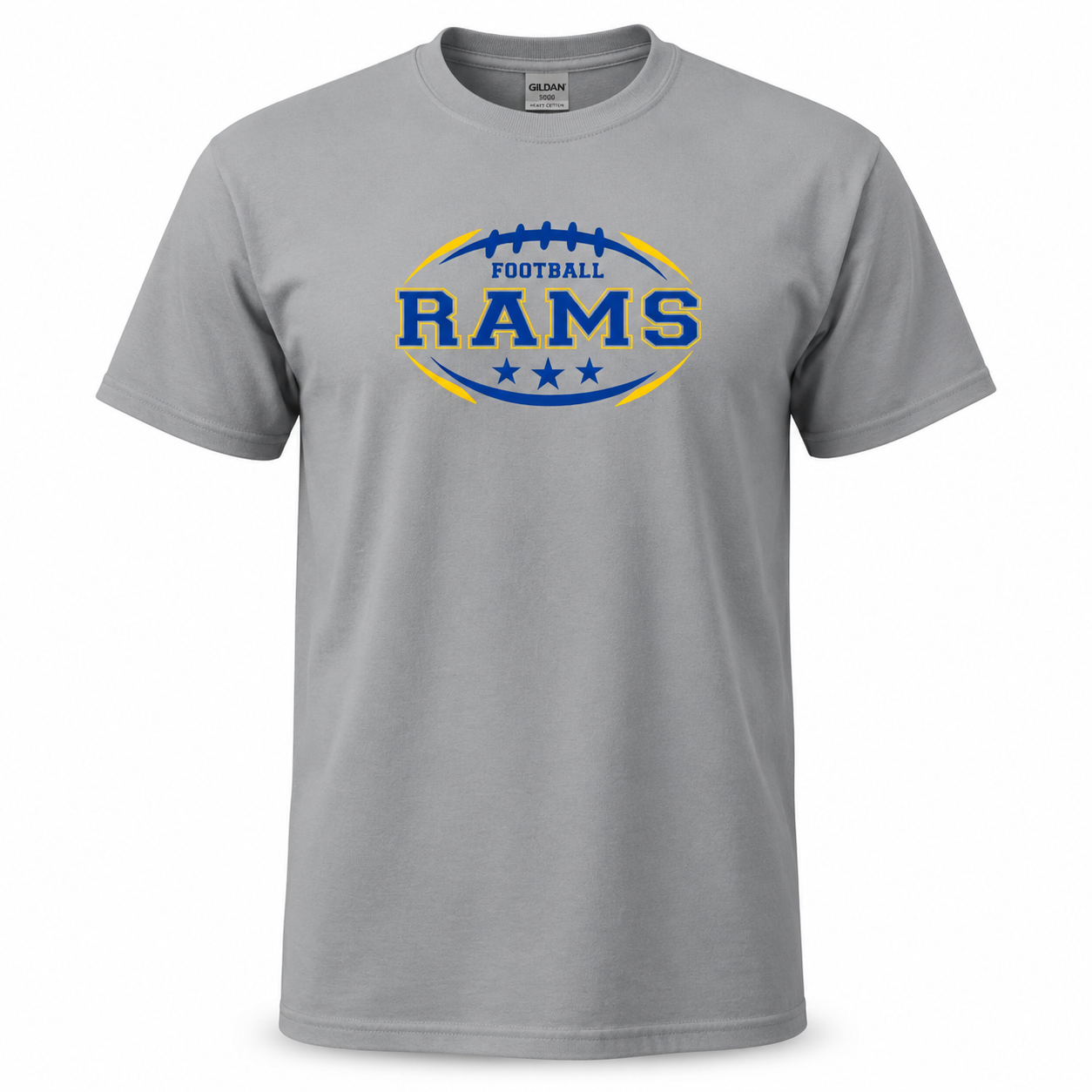 Rams sideline football tshirt in Gravel