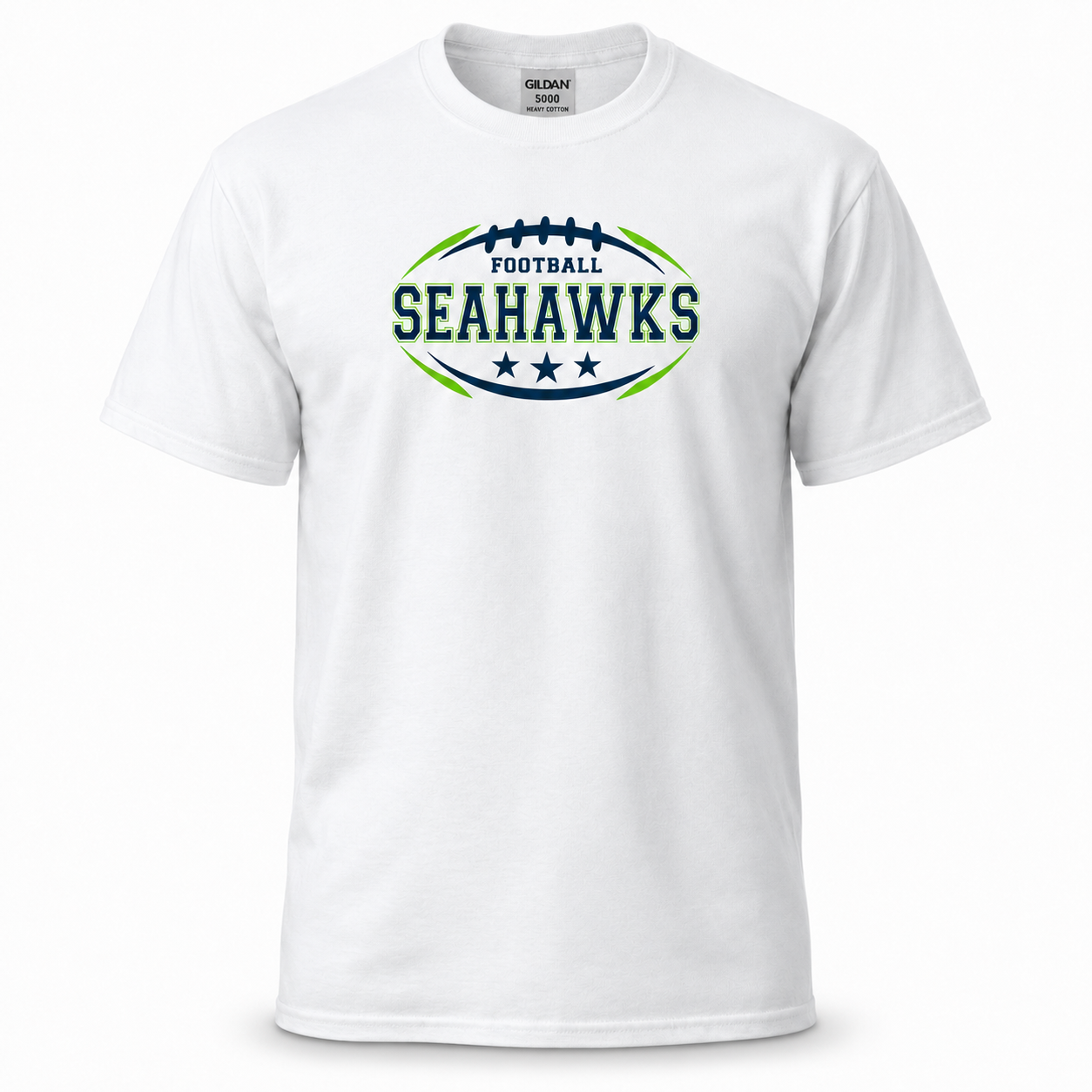 Seattle Seahawks adult football fan shirt in white